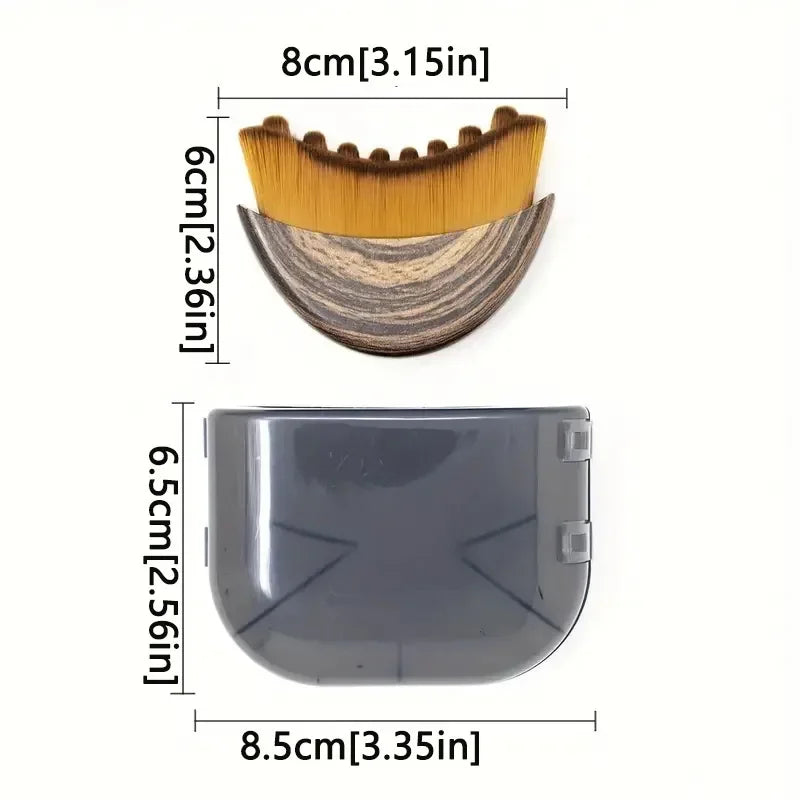 1–3PCS Multifunctional Body Contour Brush – Lymphatic Massage, Face & Neck, Concealer Application