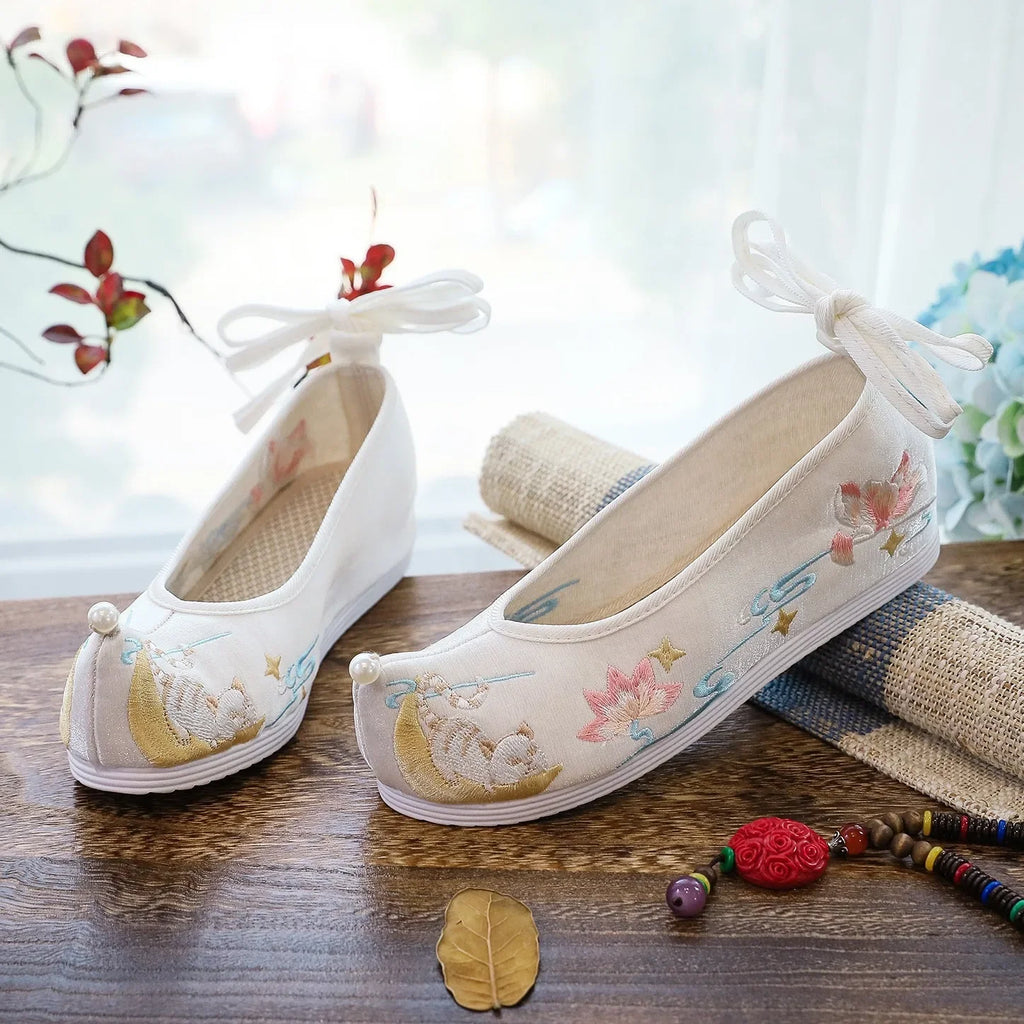 Chasing Moon Hanfu Cotton Shoes