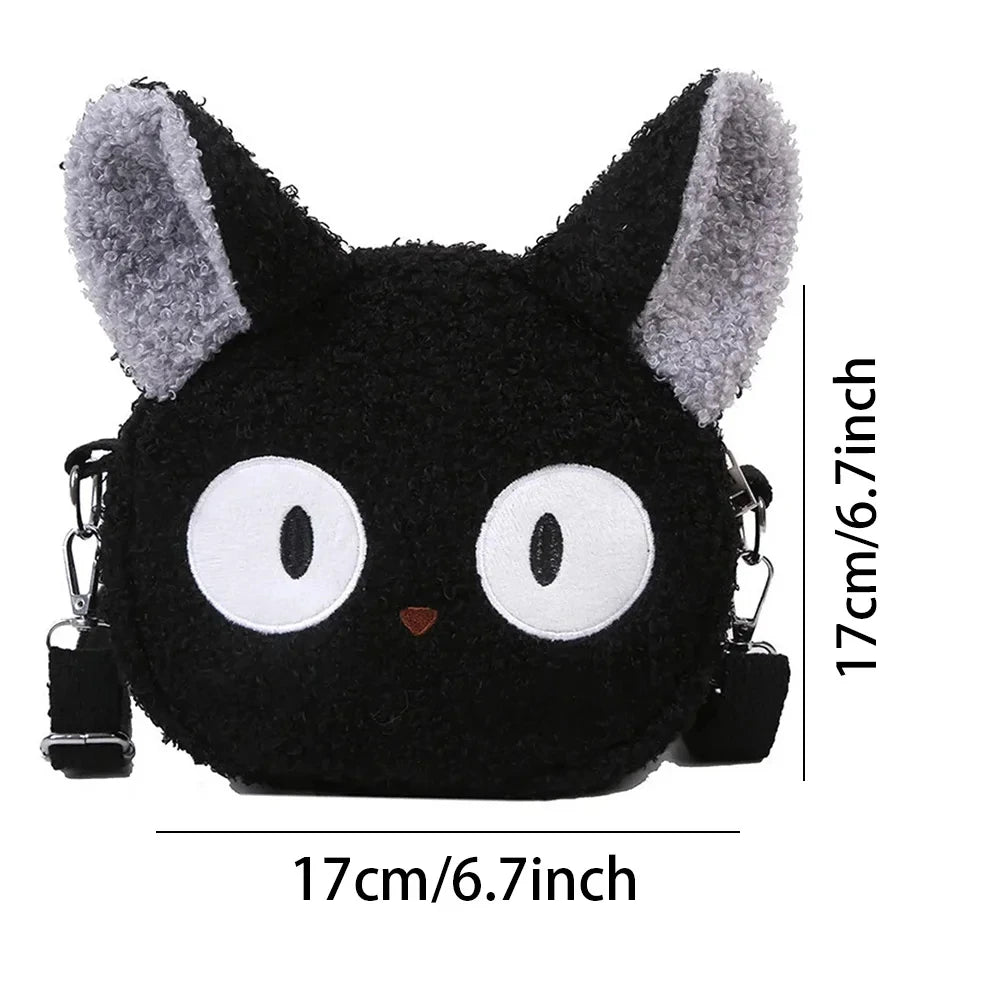 Japanese Kawaii Cartoon Plush Crossbody Bag – Small Shoulder Bag for Women
