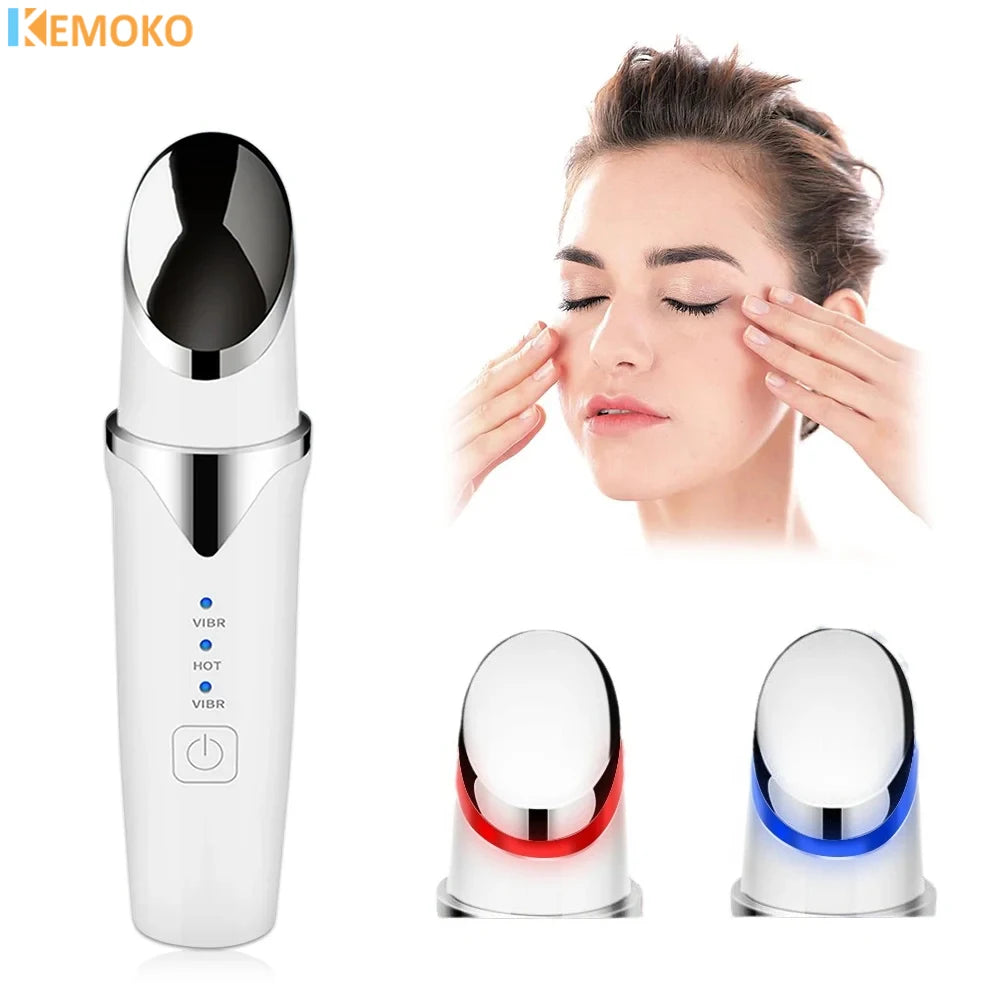EMS Eye Beauty Device – Microcurrent, Light Therapy, Eye Lifting, Anti-Wrinkle, Dark Circle Removal