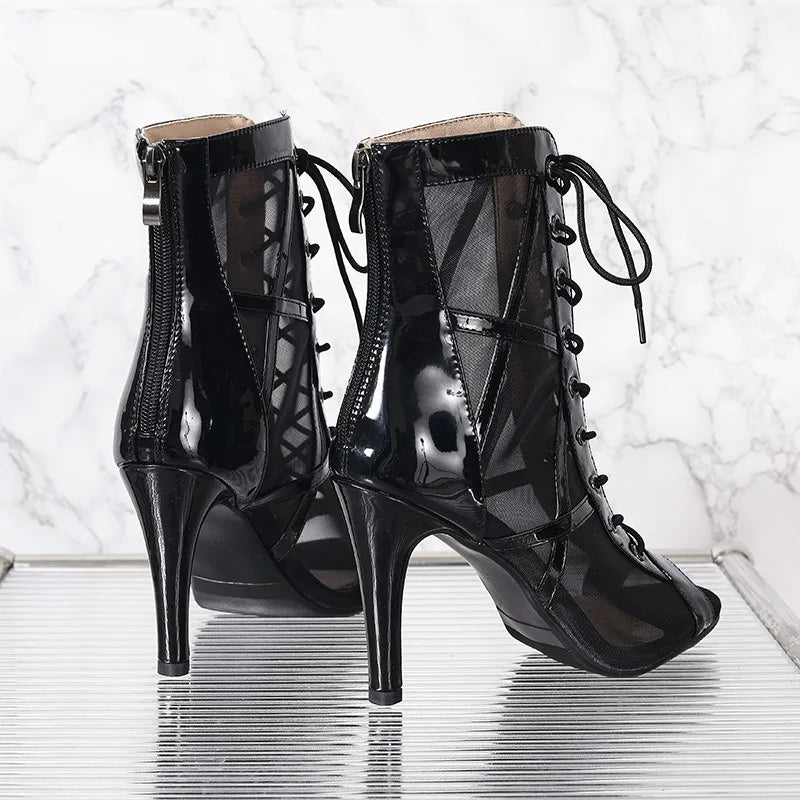 Women’s Open Toe Ballroom Dance High Heels
