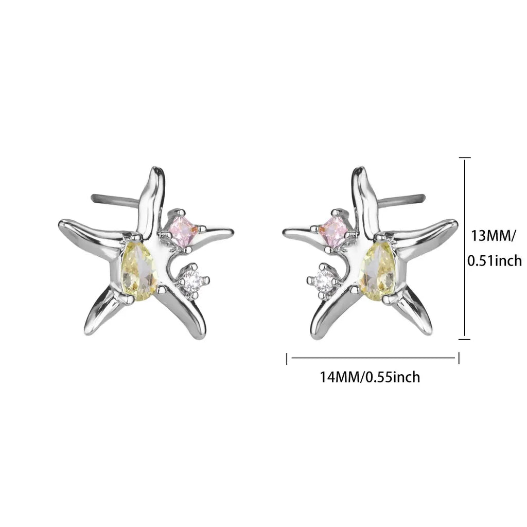 Étoile de Mer – Vintage Starfish Stud Earrings