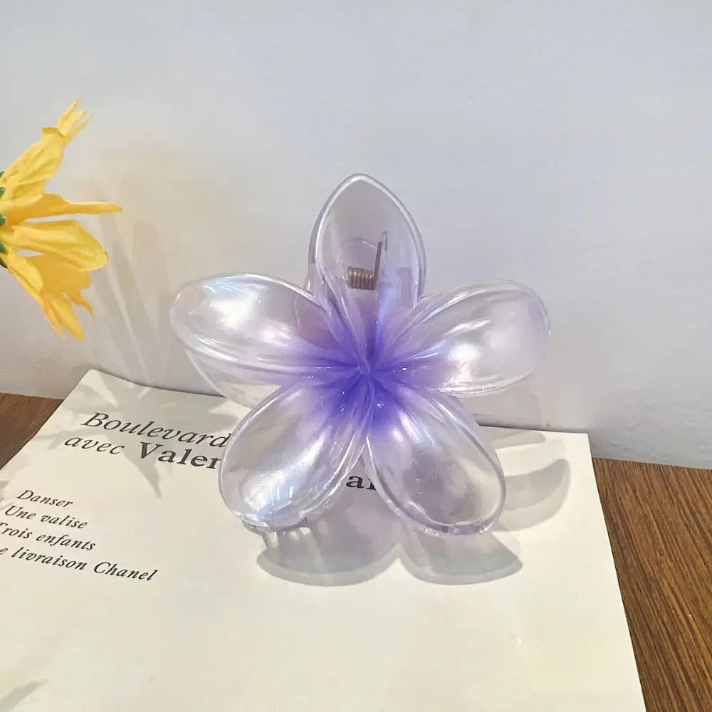 Plumeria Hair Clips – 4/8cm, Colorful Barrette