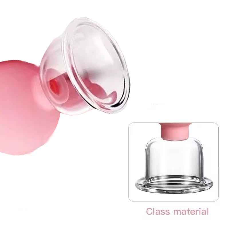 Rubber Face Cupping Massager – Skin Lifting, Anti-Wrinkle & Anti-Cellulite, Facial Therapy Tool
