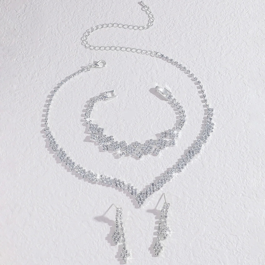 Éclat de Fête – 4/3-Piece Wedding Jewelry Set