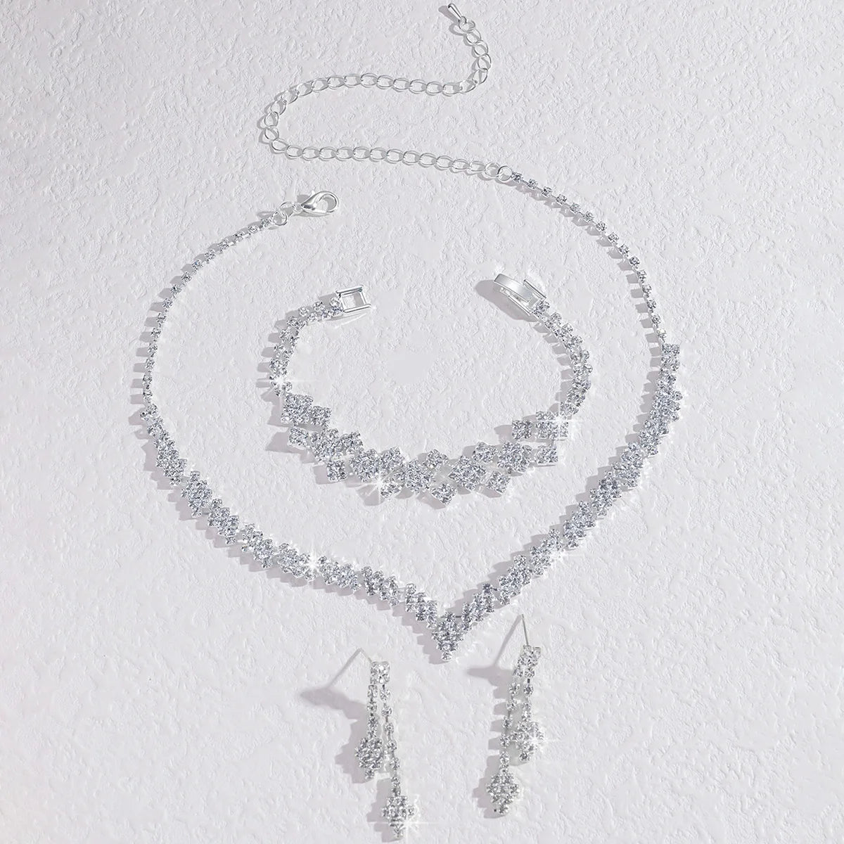 Éclat de Fête – 4/3-Piece Wedding Jewelry Set