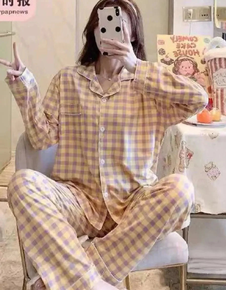 Women's Sakura Pink Sleepwear Set