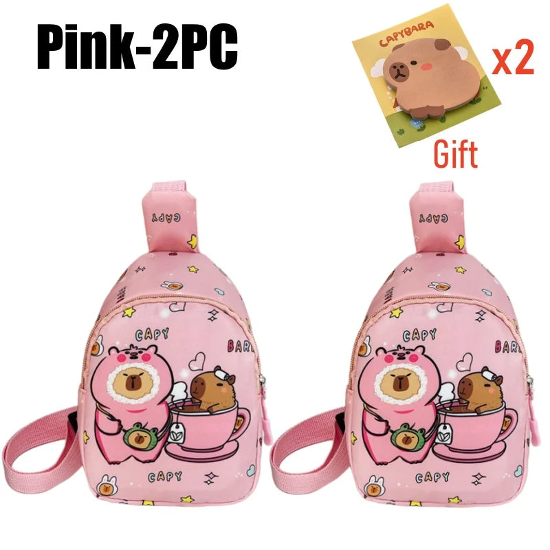 Capybara Plush Shoulder Bag – Mini Messenger/Coin Purse for Kids