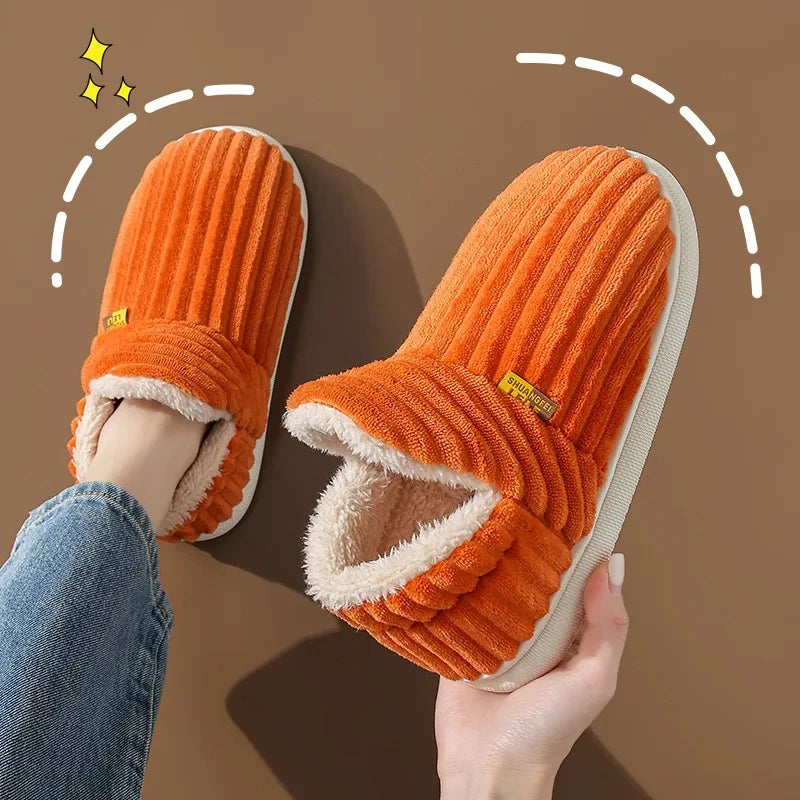 Pallene Furry Winter Slippers – Cozy Indoor Plush Shoes for Women & Men