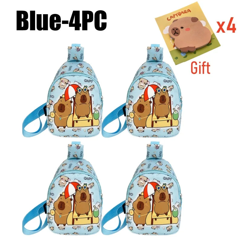 Capybara Plush Shoulder Bag – Mini Messenger/Coin Purse for Kids