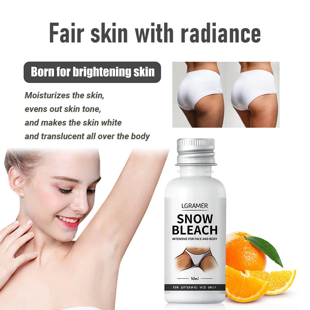 Inner Thigh & Underarm Whitening Cream – Dark Spot & Melanin Remover, Skin Brightening Essence