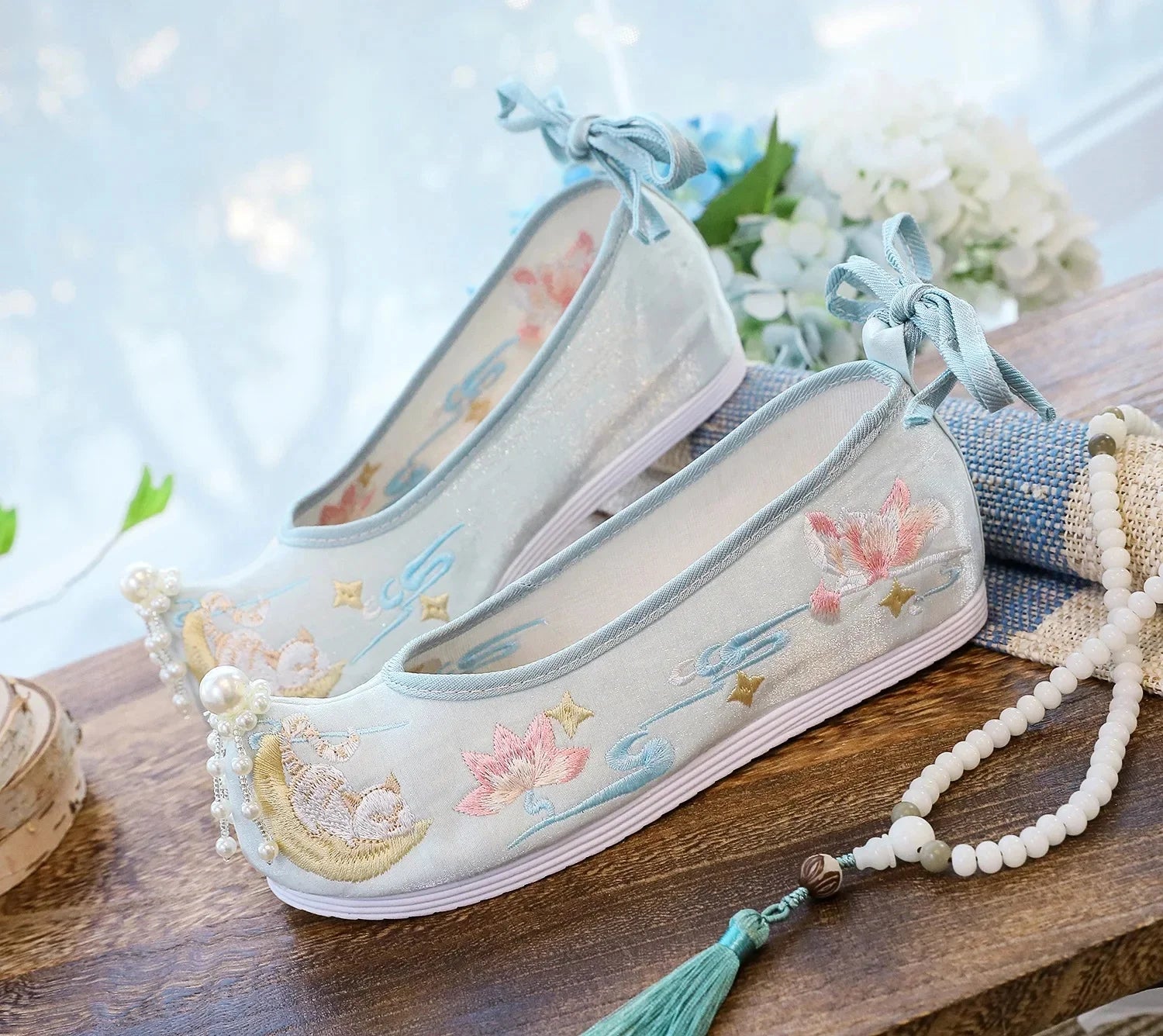 Chasing Moon Hanfu Cotton Shoes