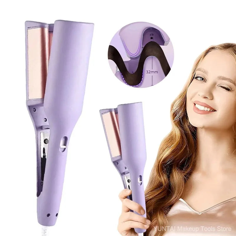 32MM Electric Hair Curler – Egg Roll, Deep Wave, Fast Heating, 4 Adjustable Temperatures
