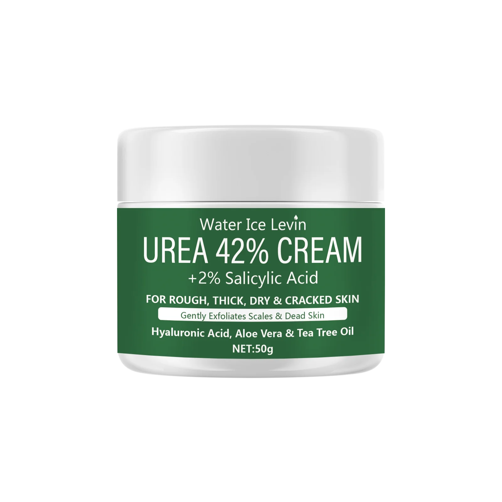 Urea & Salicylic Acid Cream – 42% Urea + 2% Salicylic, Deep Moisturizing for Hands & Feet