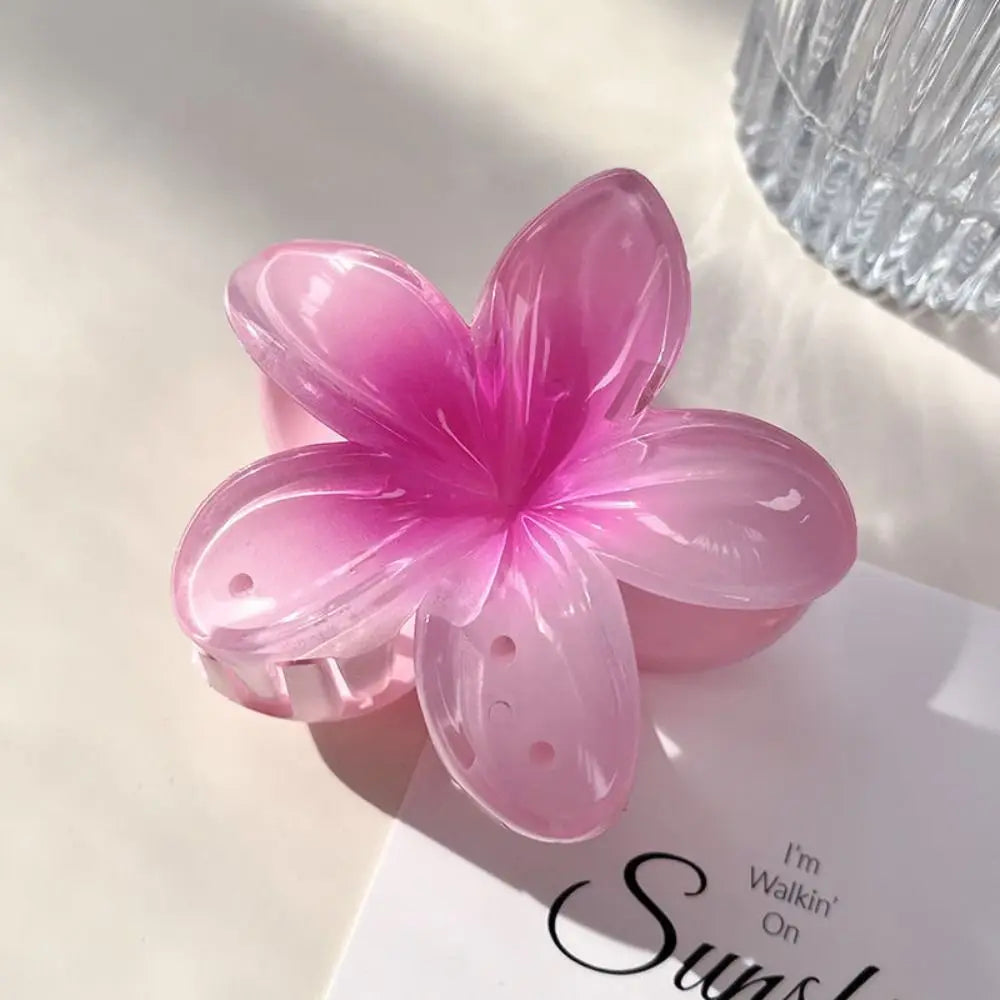 Plumeria Hair Clips – 4/8cm, Colorful Barrette