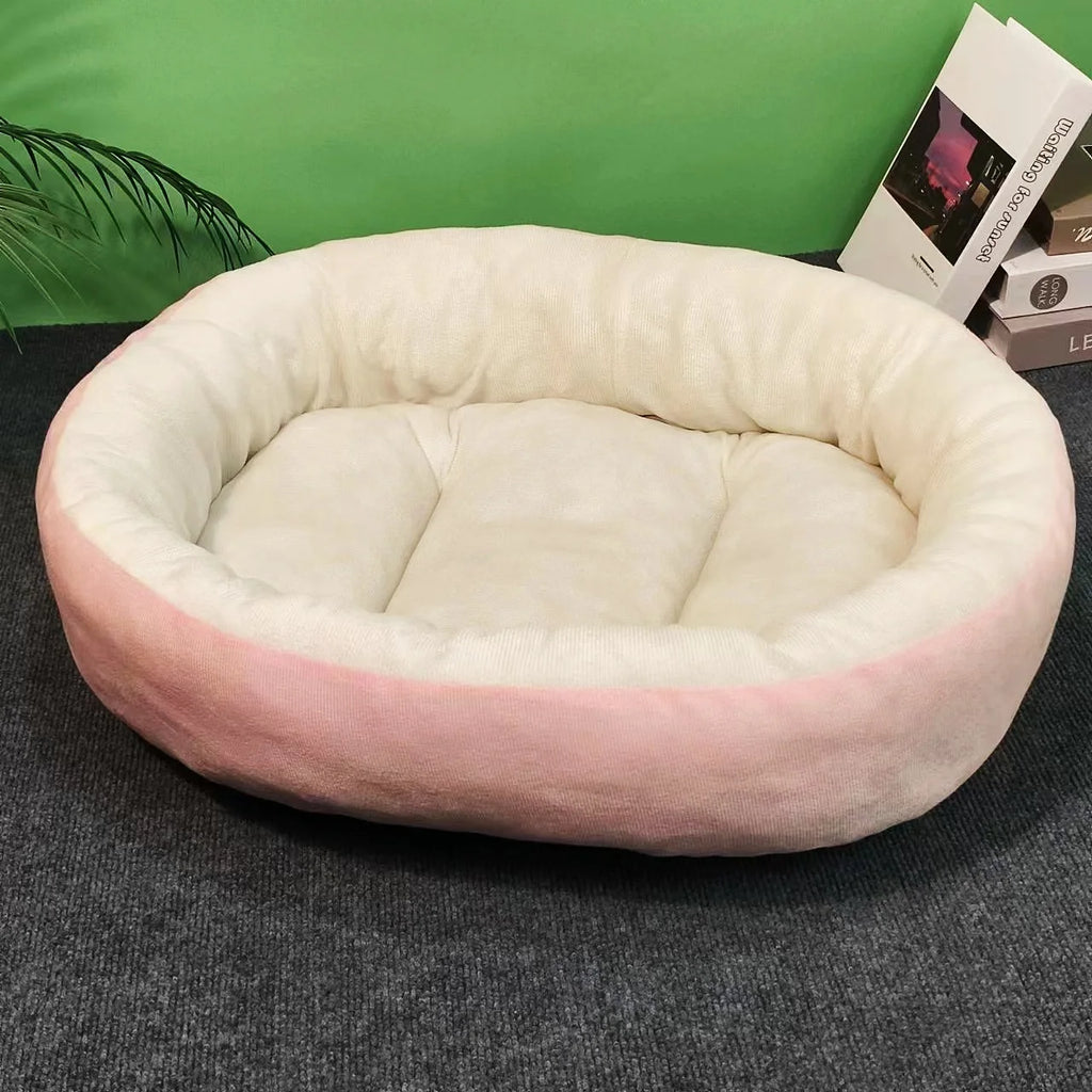Oval Pet Nest – Summer Cool & Winter Warm, for Medium & Large Dogs and Cats