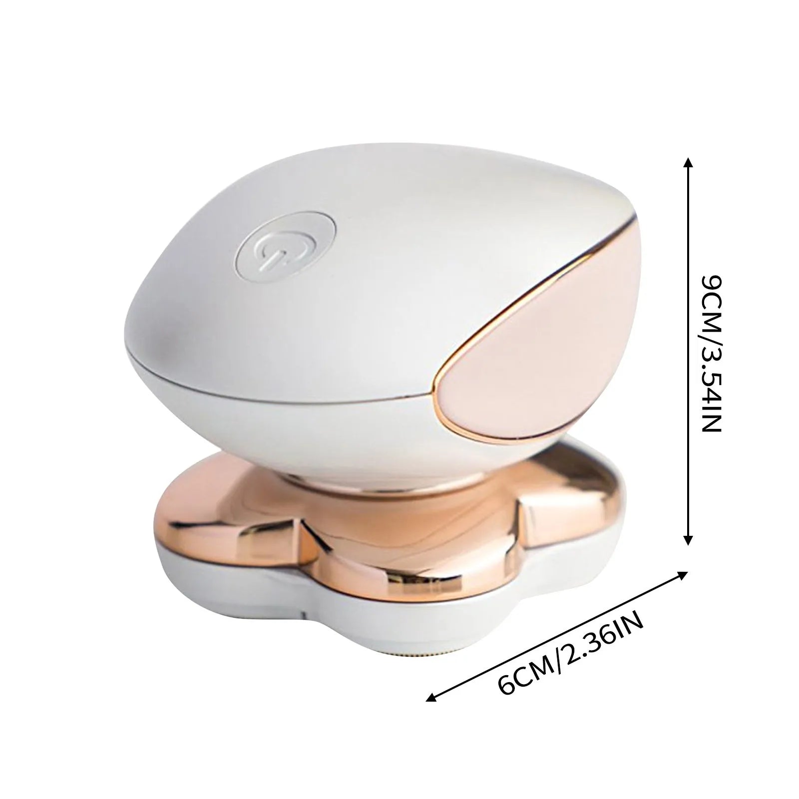 4-Head Electric Women's Shaver – Portable, Painless, Bikini, Eyebrow, Nose & Body Hair Removal