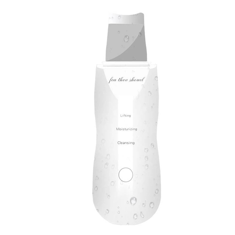 Ultrasonic Skin Scrubber – Electric Face Spatula, Peeling, Blackhead Removal & Facial Lifting