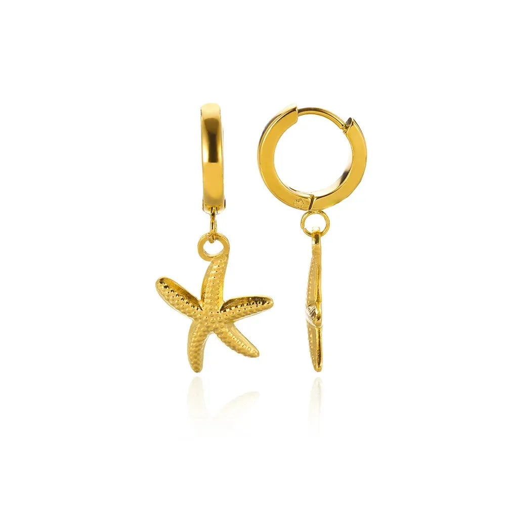 Étoile de Mer – Vintage Starfish Stud Earrings