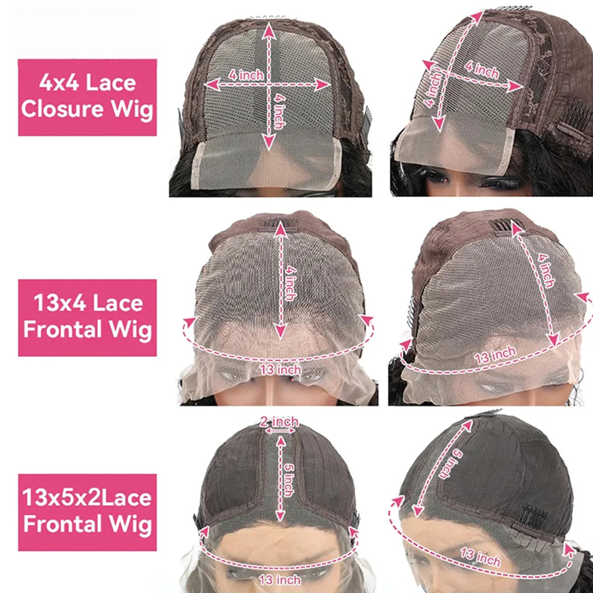 Deep Wave Short Bob Wig – 180% Density, Pre-Plucked, Side Part, 13x4 Lace Frontal, Brazilian Virgin Hair