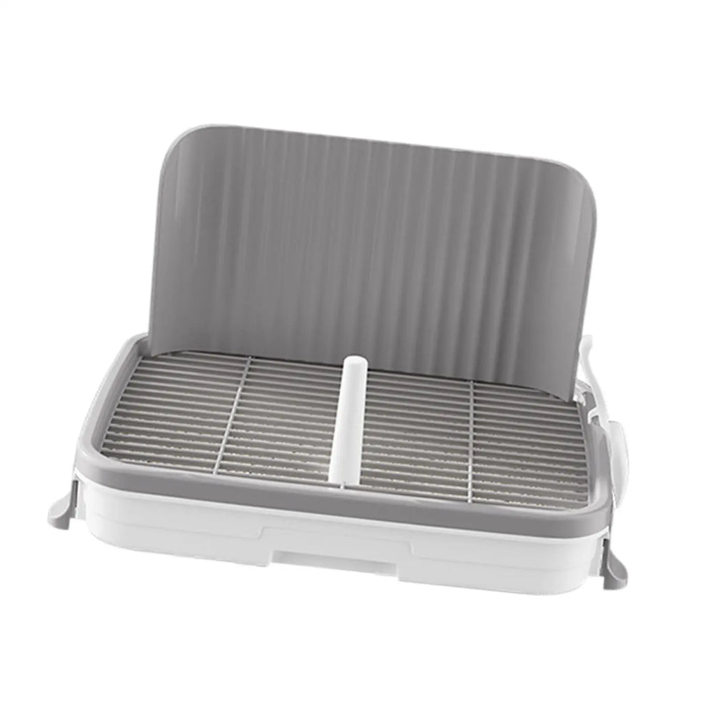 Dog Potty Training Tray – Puppy Pee Pad Holder, Mesh Toilet for Small Pets