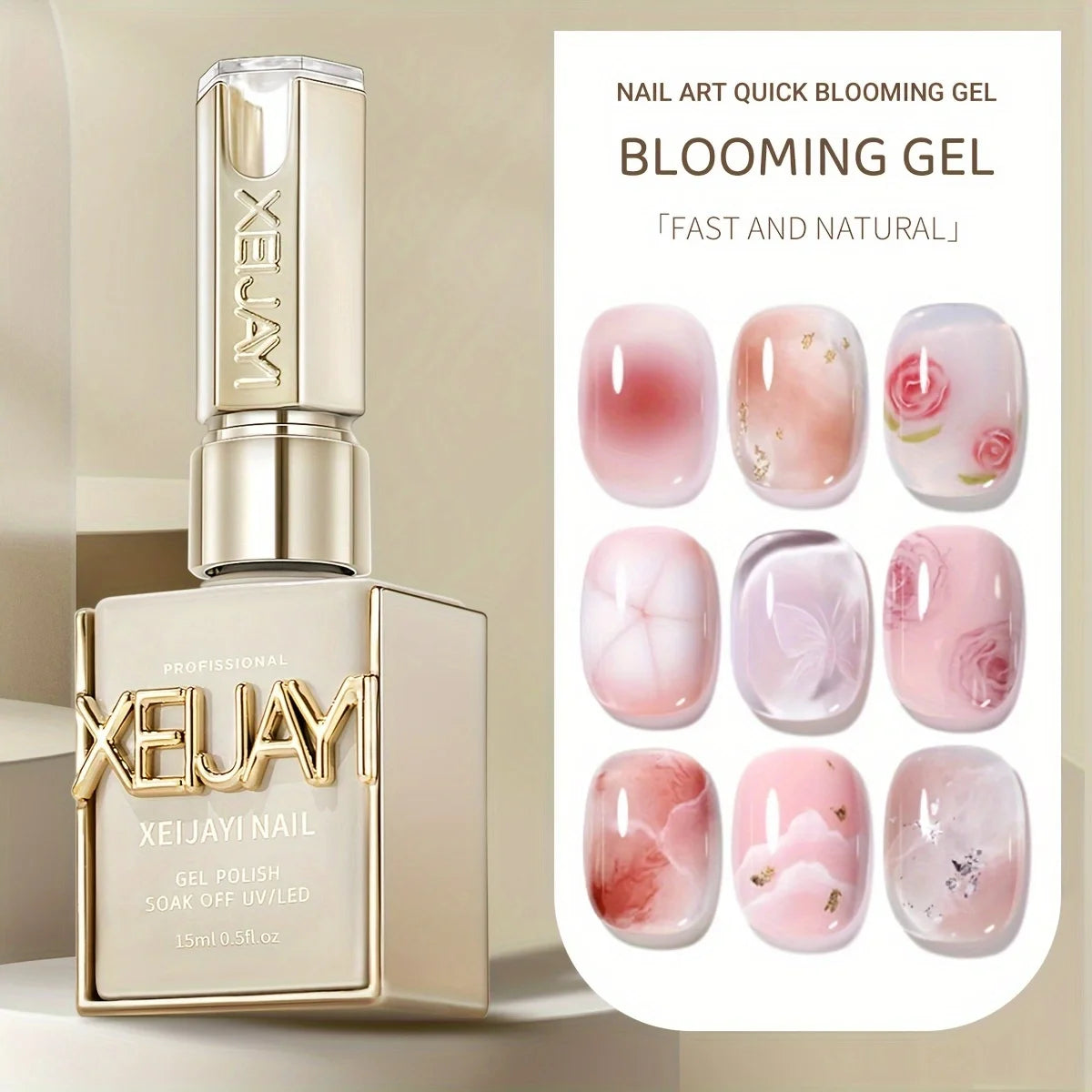 15ml Clear Top Coat – Long-Lasting, Rubber, High Gloss, LED/UV Gel Polish