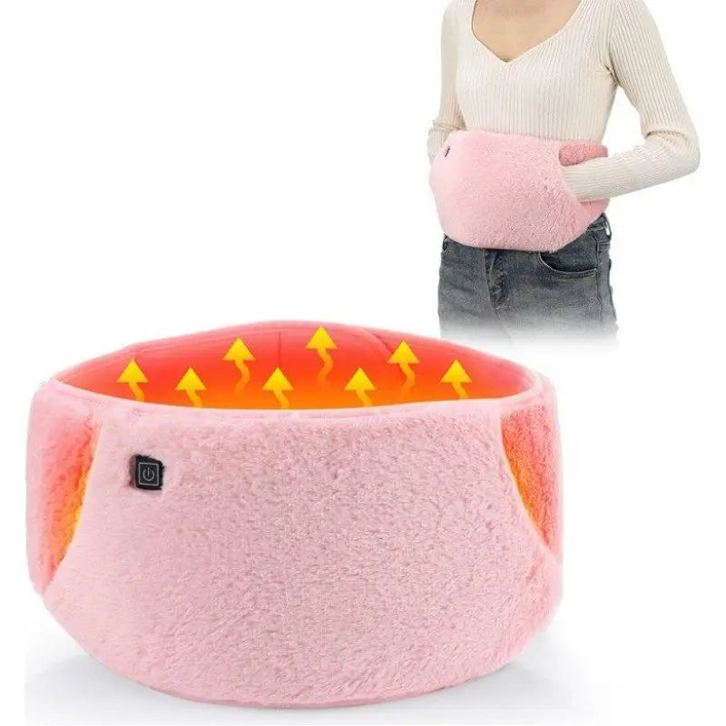 Electric Heating Belt – USB, Hot Compress, Abdominal & Waist Massage, Menstrual Relief Pad