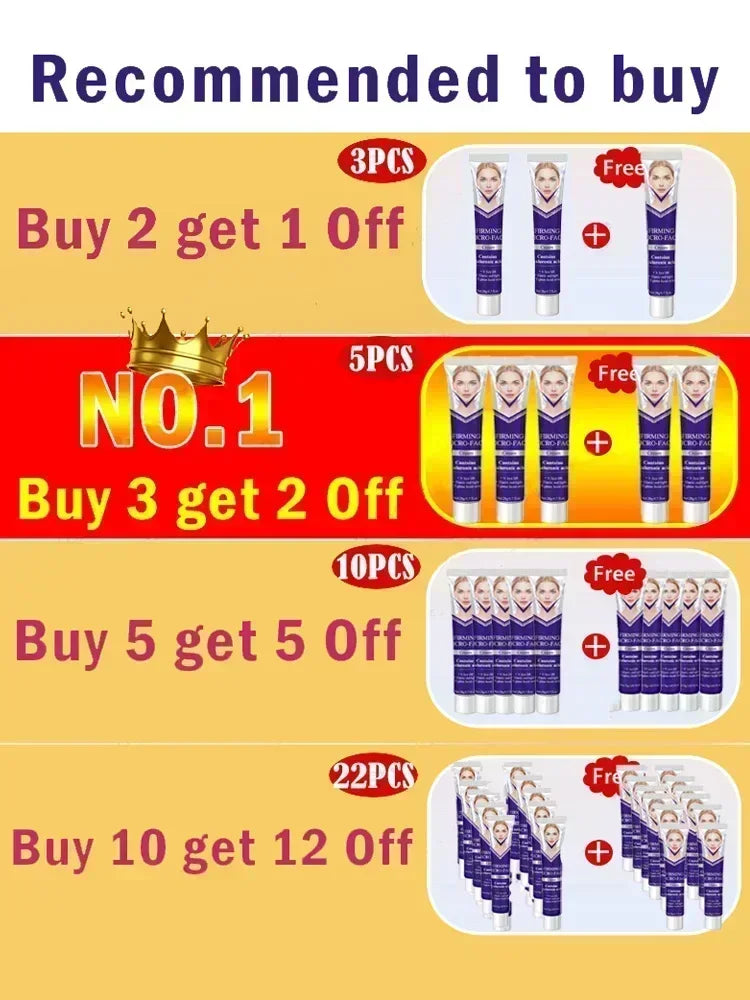 V-Shape Face Slimming Cream – Lifting, Double Chin, Cheek Slimming, Firming & Anti-Wrinkle