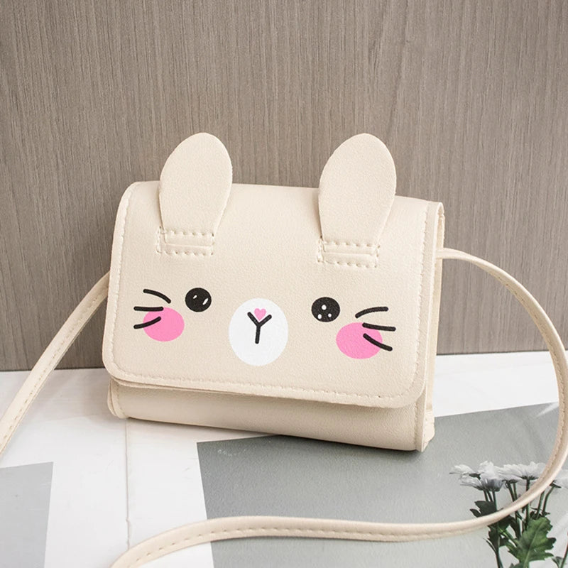 Kids Mini Handbag – PU Leather, Crossbody, Cute Coin Purse for Girls