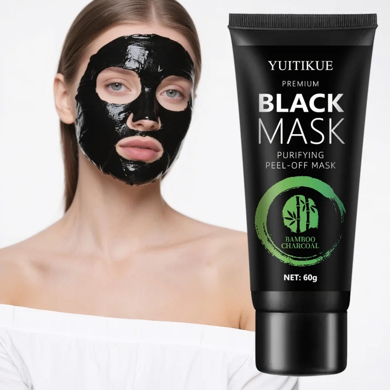 Bamboo Charcoal Blackhead Mask – Tear-Off, Oil Control