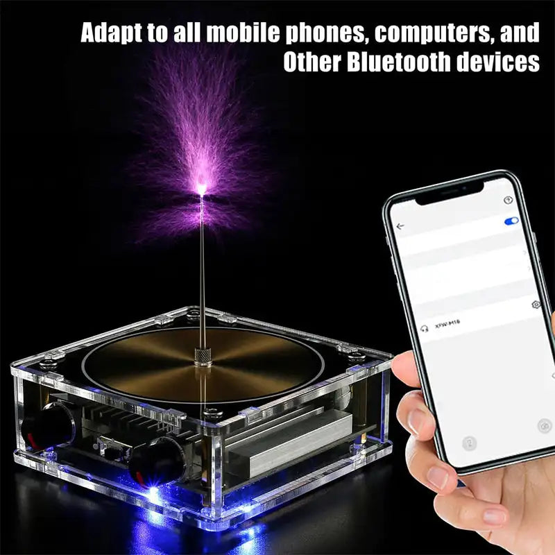 Touchable Musical Tesla Coil with Bluetooth & Audio Input