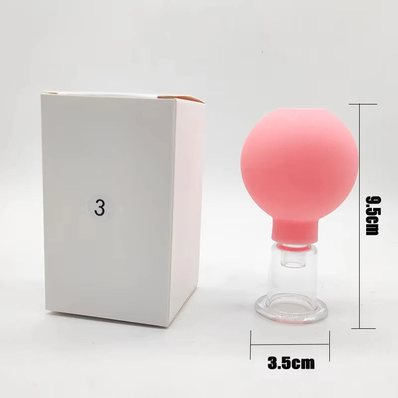 Rubber Face Cupping Massager – Skin Lifting, Anti-Wrinkle & Anti-Cellulite, Facial Therapy Tool