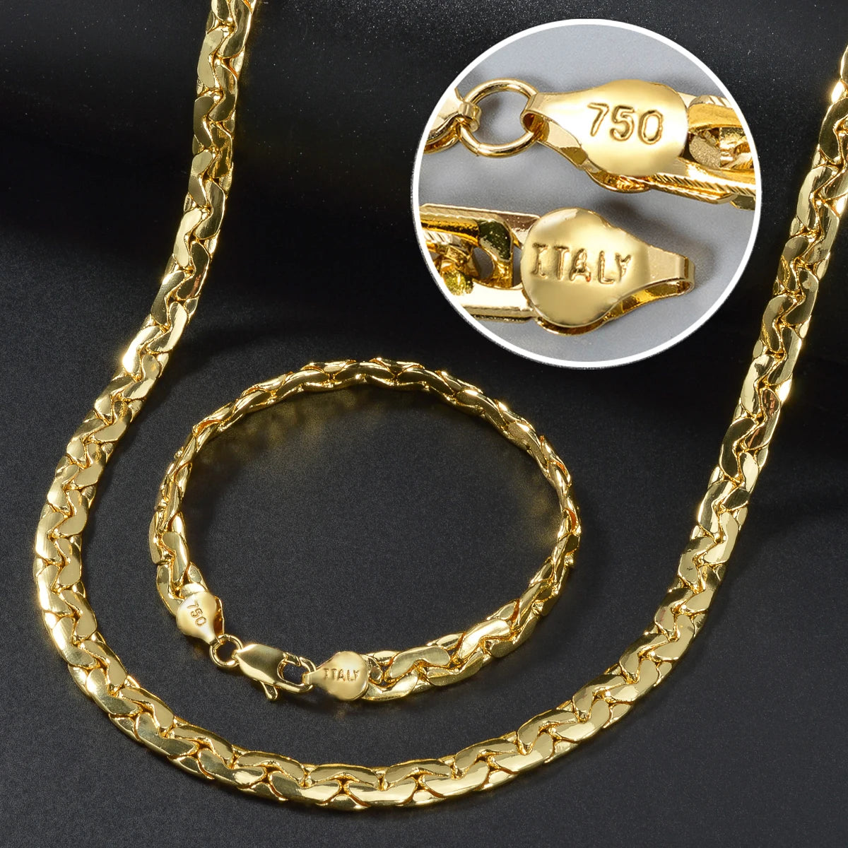 Sunny Luxury Copper Alloy Necklace & Bracelet Set