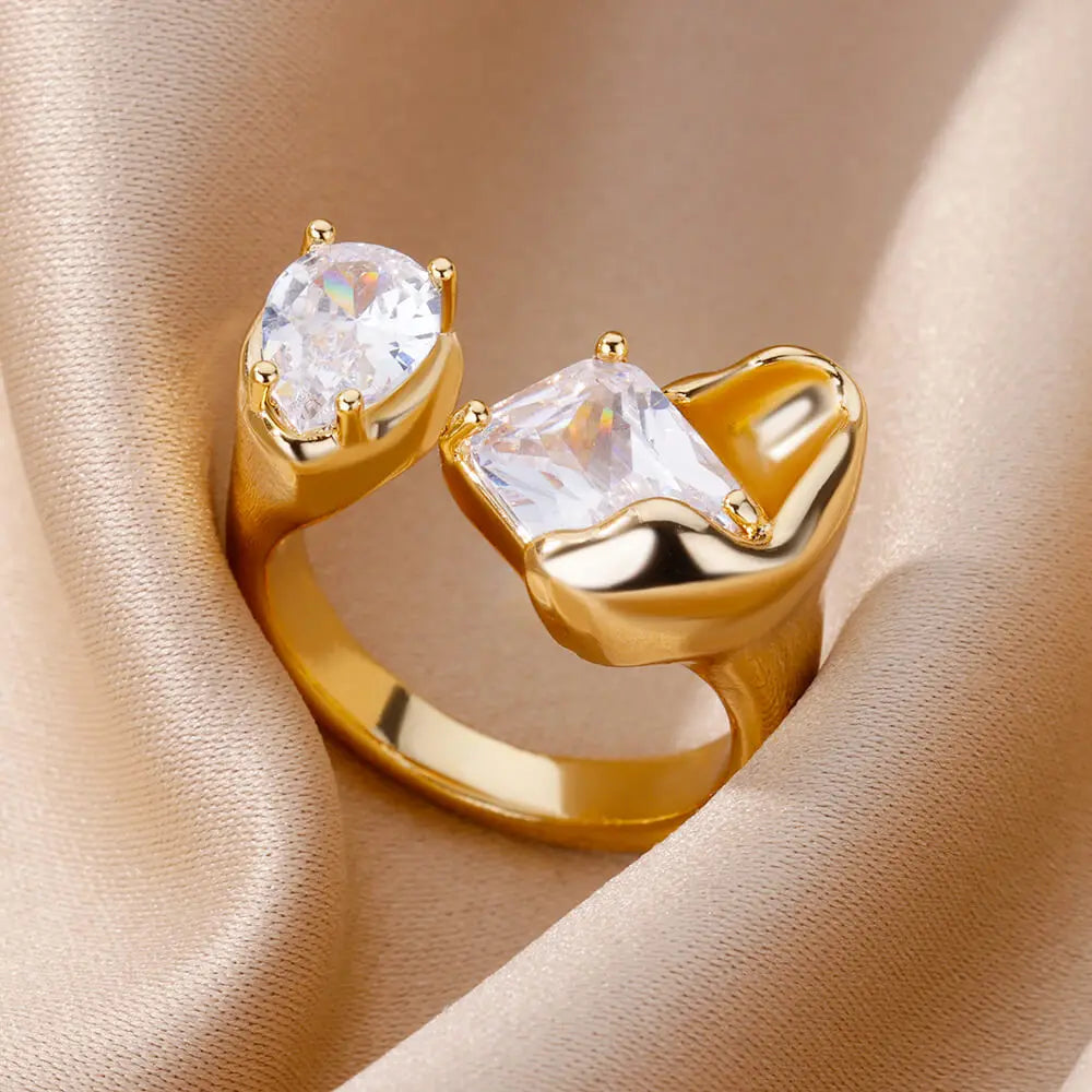 Gold Color Turkish Evil Eye Ring for Women