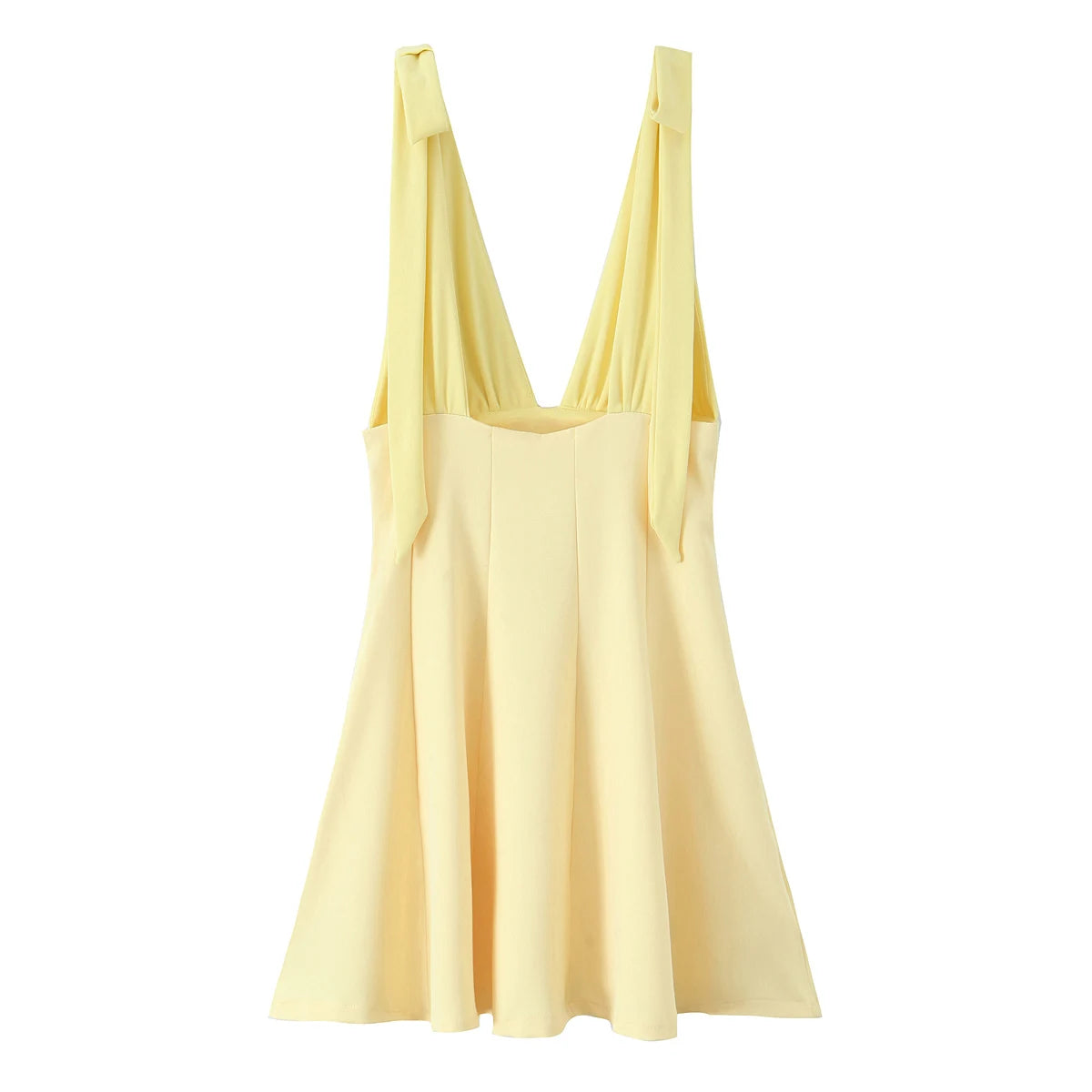 DUOPERI Women Summer Patchwork A-Line Mini Dress