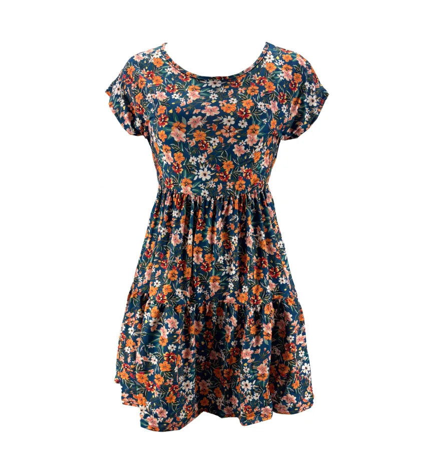 Amazon Global Women's Printed Elastic Waist Dress