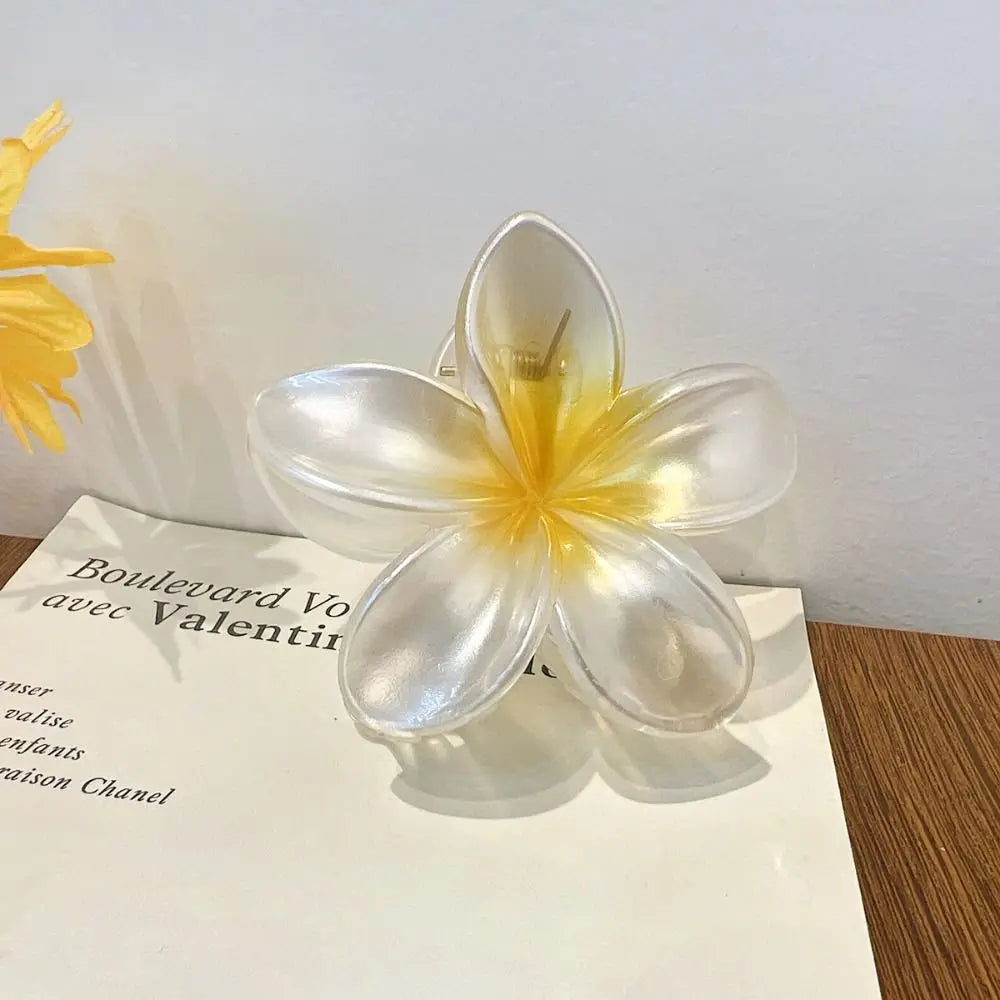 Plumeria Hair Clips – 4/8cm, Colorful Barrette