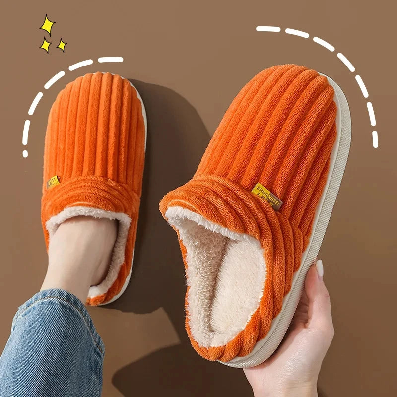 Pallene Furry Winter Slippers – Cozy Indoor Plush Shoes for Women & Men