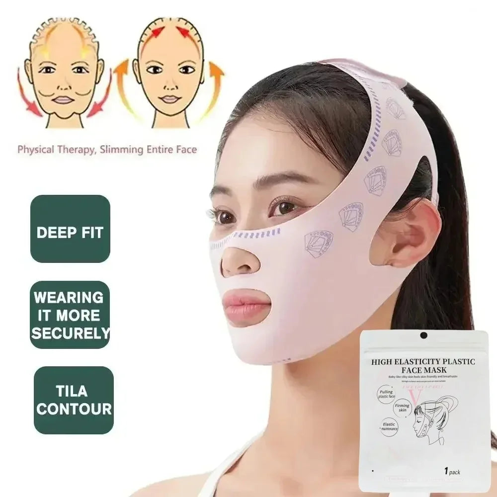 V-Face Lifting Band – Breathable, Cheek & Chin Lift, V-Line Shaping, Anti-Wrinkle