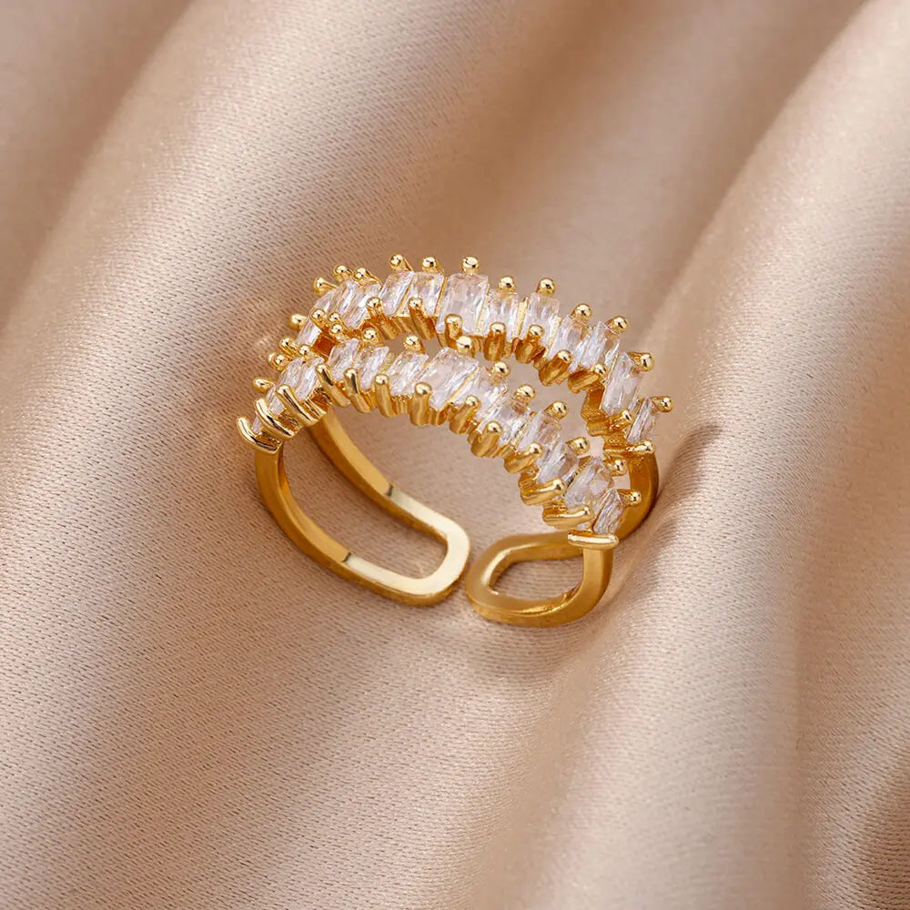 Gold Color Turkish Evil Eye Ring for Women