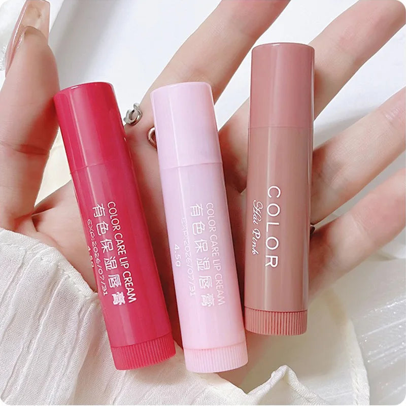 HAIPINK 3PCS Tinted Lip Balm – Moisturizing, Hydrating, Anti-Chap