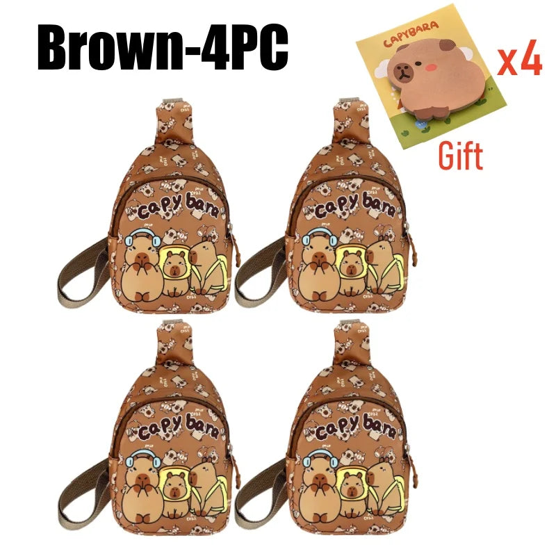 Capybara Plush Shoulder Bag – Mini Messenger/Coin Purse for Kids