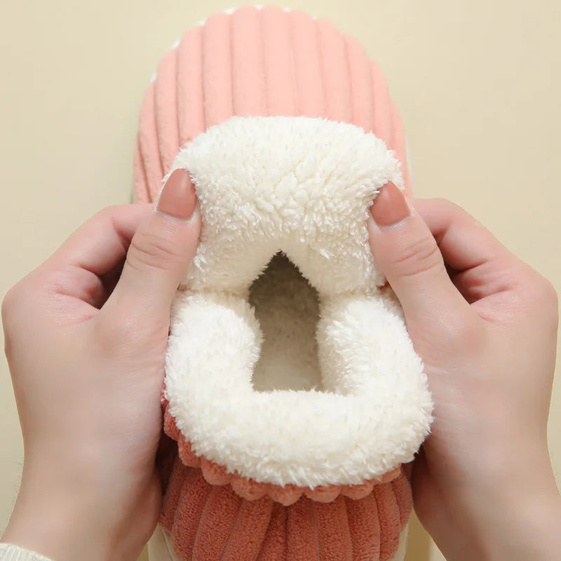 Pallene Furry Winter Slippers – Cozy Indoor Plush Shoes for Women & Men