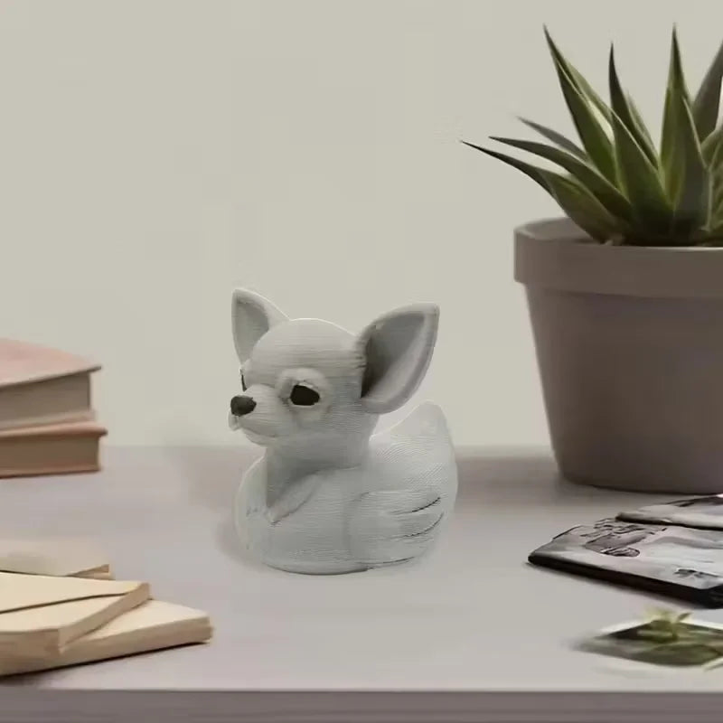 Cute Chihuahua Dog Statue – Unbreakable Home & Office Decor