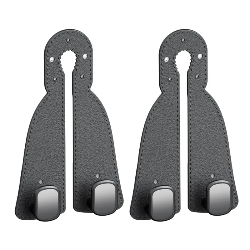 Multi-Functional Car Seat Headrest Hooks – Back Seat Organizer for Bags & Coats