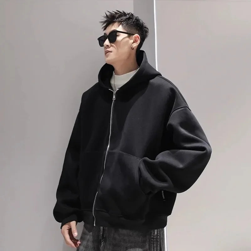 American Style Casual Loose Men’s Hoodie – Spring/Autumn