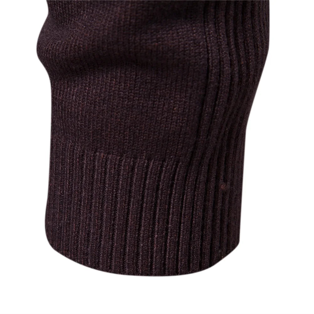 Men's Turtleneck Sweater 2021 – Casual, Solid Color, Warm, Slim Fit, Long Sleeve, High Quality