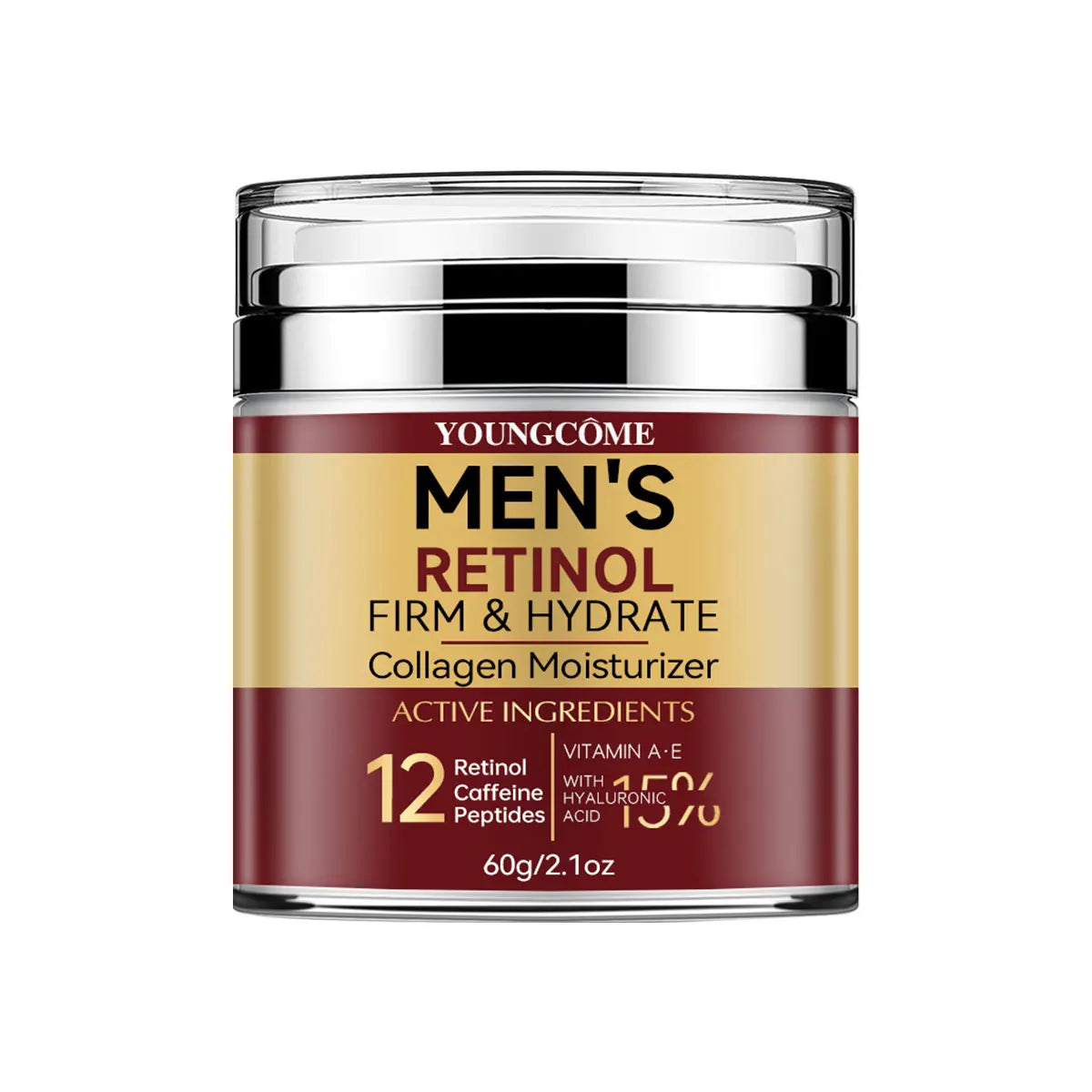 Men's Retinol Face Cream – Firming, Moisturizing, Collagen, Brightening, Wrinkle Smooth