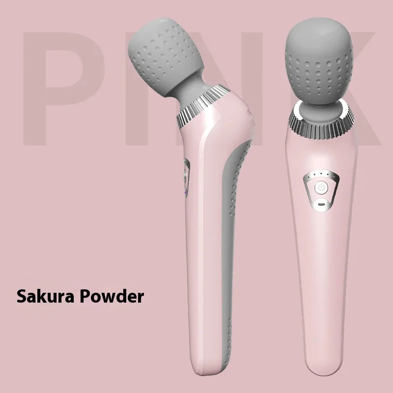 Deep Tissue Massage Gun USB Rechargeable Portable Full Body Muscle Massage 5-speed Adjustable Fascia Gun Pink and Black