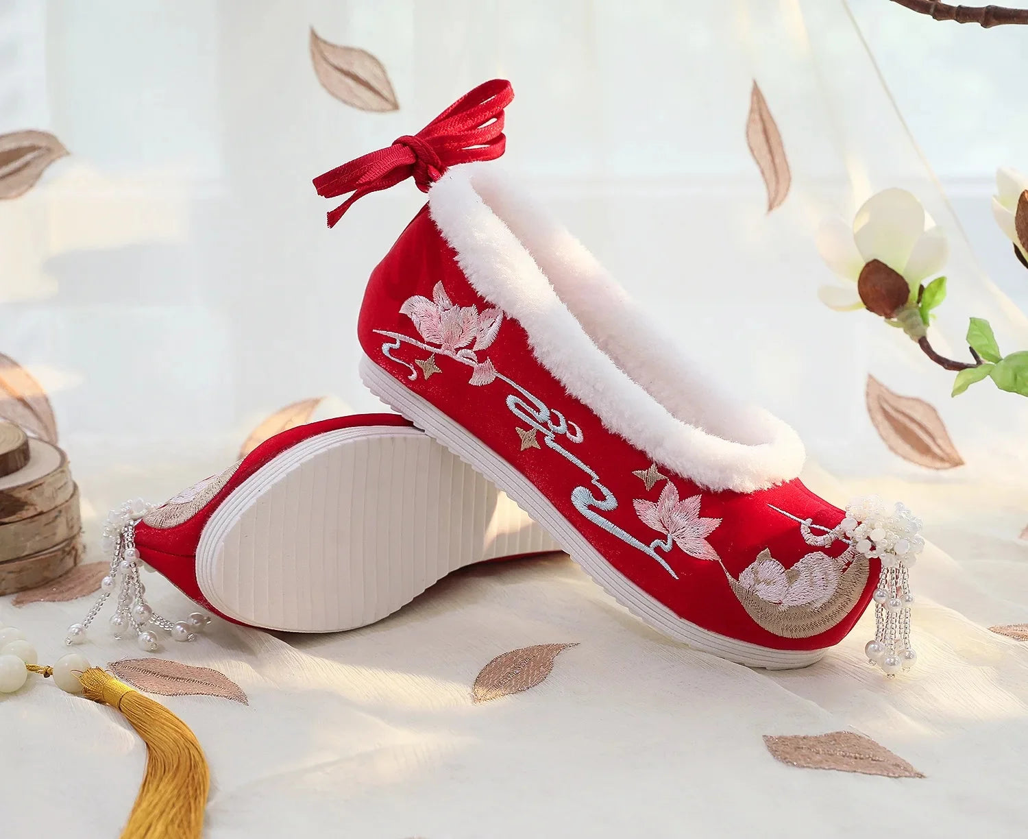 Chasing Moon Hanfu Cotton Shoes